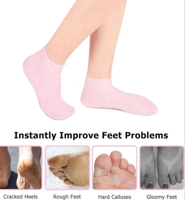 (1pair) Silicon Socks For Unisex Men& Women