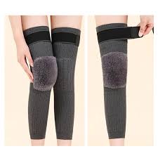 Winter Thermal Knee Warmers with Adjustable Strap